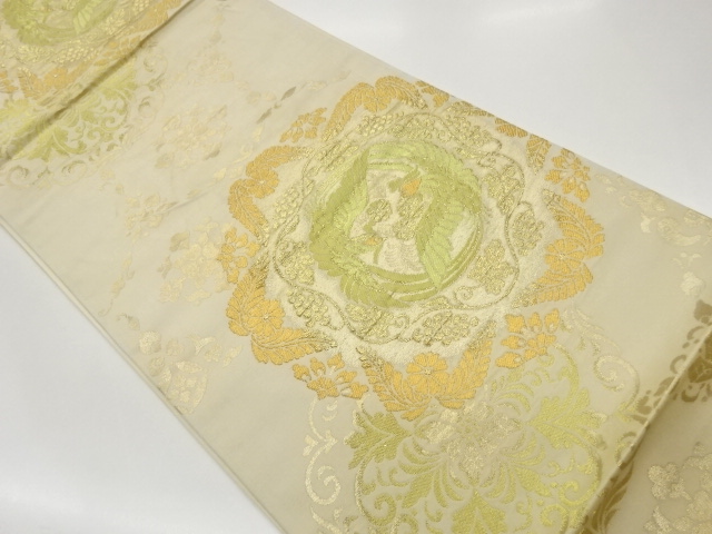 JAPANESE FUKURO OBI / WOVEN PHOENIX